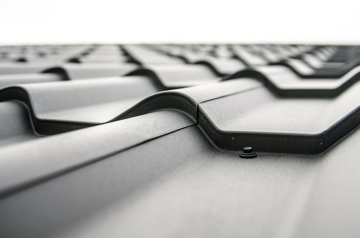 a close up of a roof